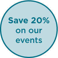 Save 20% on our events